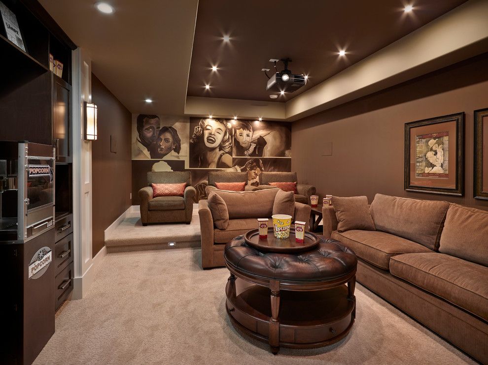 Northstar Movie Theater for a Traditional Home Theater with a Projection Tv and Granville Bungalow   Cash & Cars for Cancer Lottery Home 2013 by Kimberley Homes