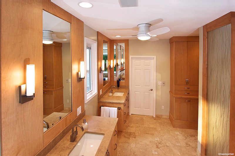 Oasis Spa Atlanta for a Transitional Bathroom with a Modern and Natural Oasis Master Bath by Designs by Bsb