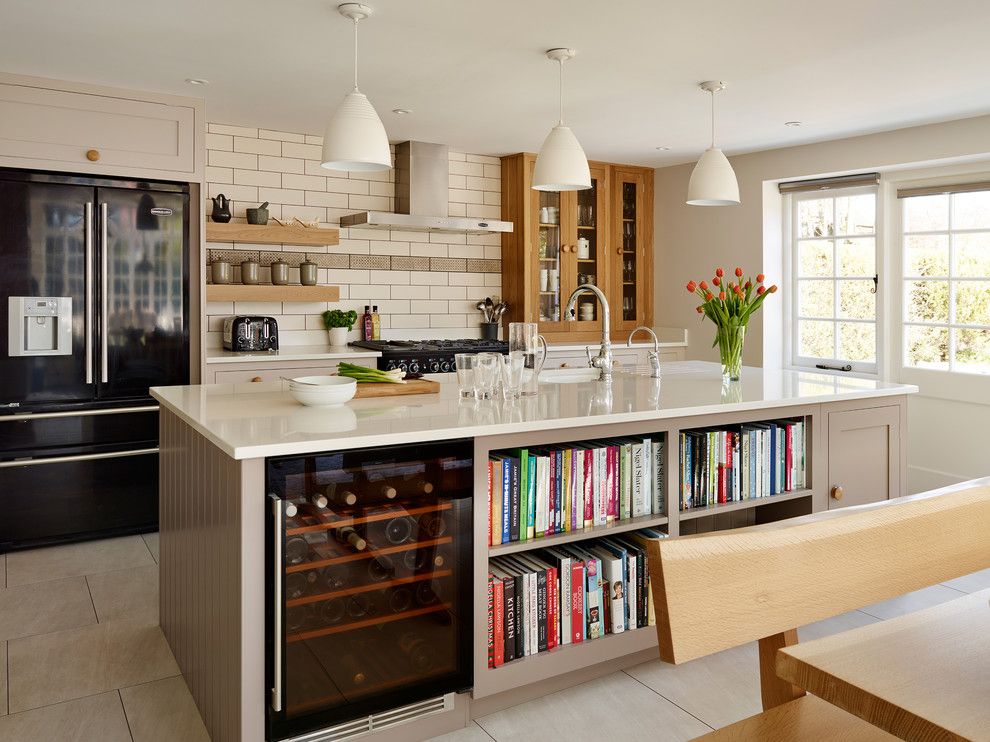 One Seagrove Place for a Traditional Kitchen with a Kitchen Storage and Portfolio by Harvey Jones Kitchens