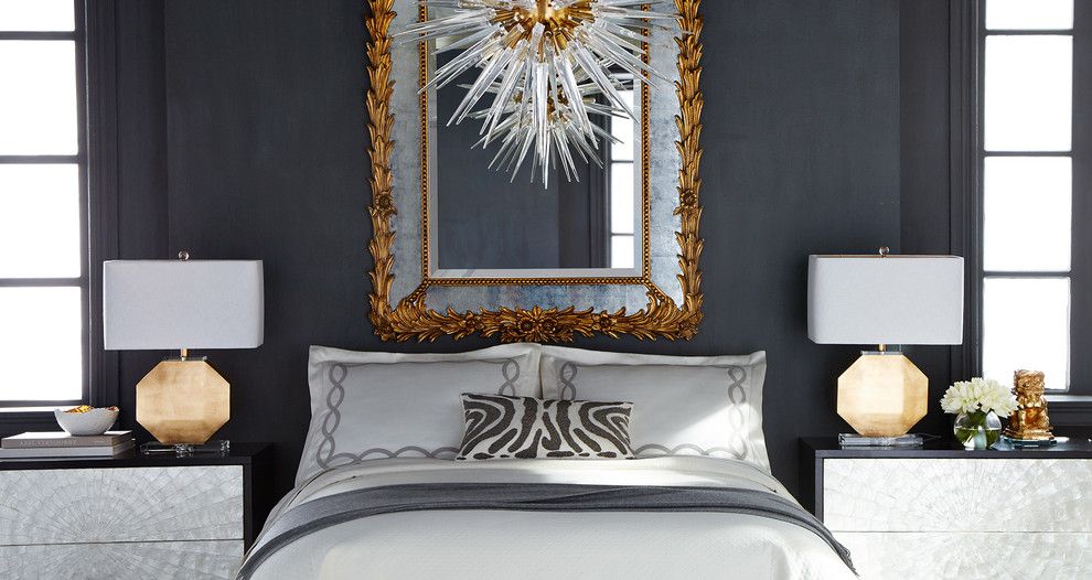 Onyx Dallas for a Transitional Bedroom with a Transitional and Horchow by Horchow