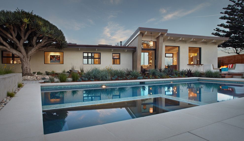 Opal Santa Barbara for a Contemporary Pool with a Step Stone Pavers and Ocean Bluff Winner Santa Barbara Beautiful 2013 by Margie Grace   Grace Design Associates