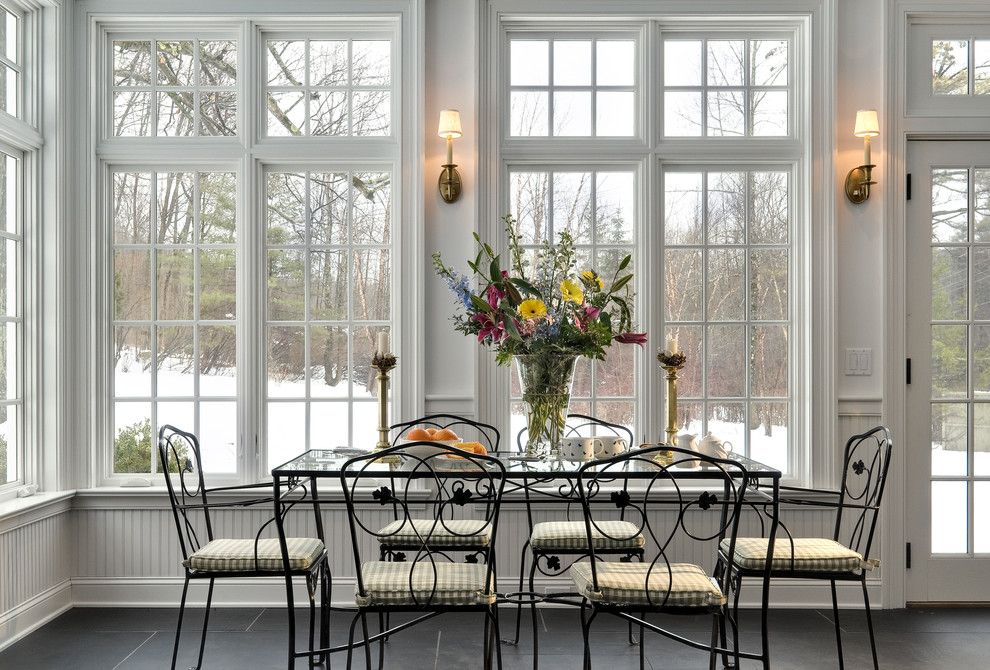 Outlok.com for a Traditional Dining Room with a Wainscoting and Crisp Architects by Crisp Architects