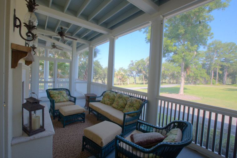 Palmetto Bluff Sc for a Traditional Porch with a Luxury and West Bluff by Watermark Coastal Homes, Llc