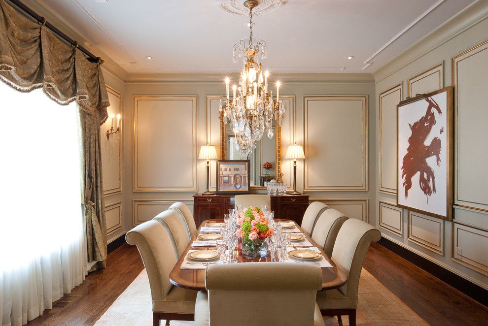 Panema for a Traditional Dining Room with a Formal Leed and Leed Residence Belle Meade by William Johnson Architect