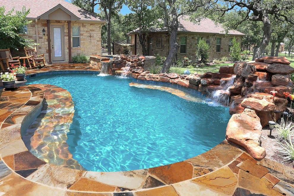Paradise Pools and Spas for a Contemporary Pool with a Custom Pool Builder and Tricky Custom Pool   Freeform Pool by Paradise Pools & Spas