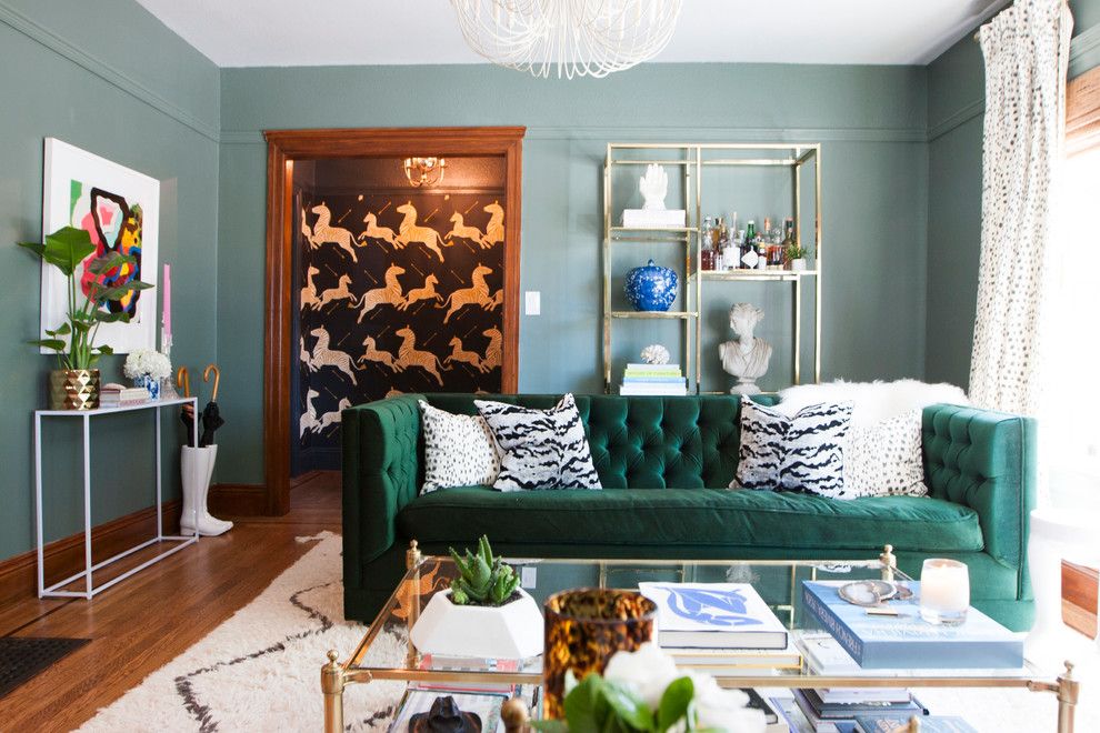 Pasargad for a Eclectic Living Room with a Eclectic and My Houzz: Berkeley Home by Le Klein