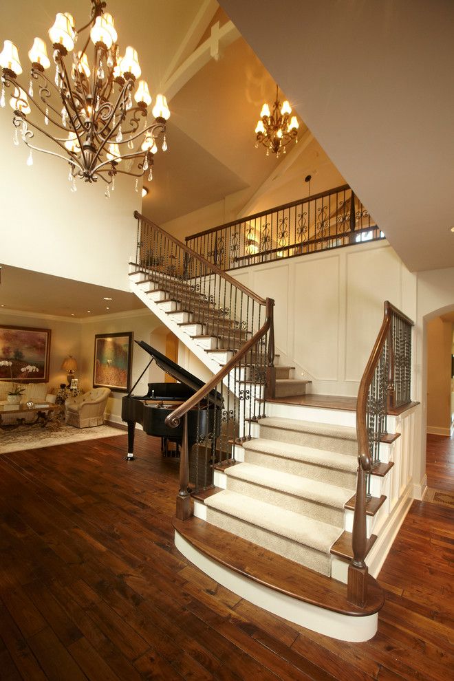 Patcraft Carpet for a Traditional Staircase with a Traditional and Spur Road   Edina, Mn by Schrader & Companies