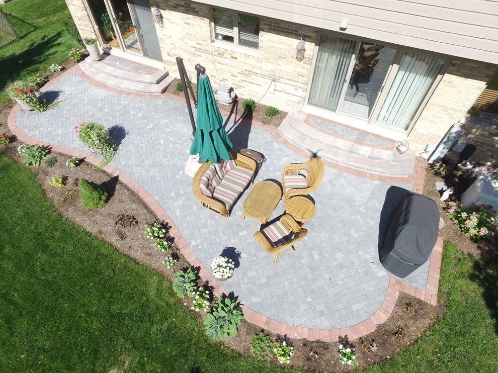 Pavestone for a  Patio with a Outdoor Design and Patio by Pavestone Brick Paving Inc.