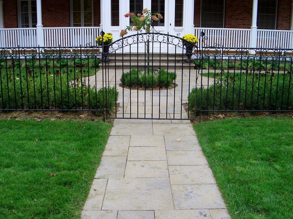 Pavestone for a Rustic Landscape with a Entry Gate and Avon River Lookout by Ross Yantzi's Pavestone Plus Ltd.