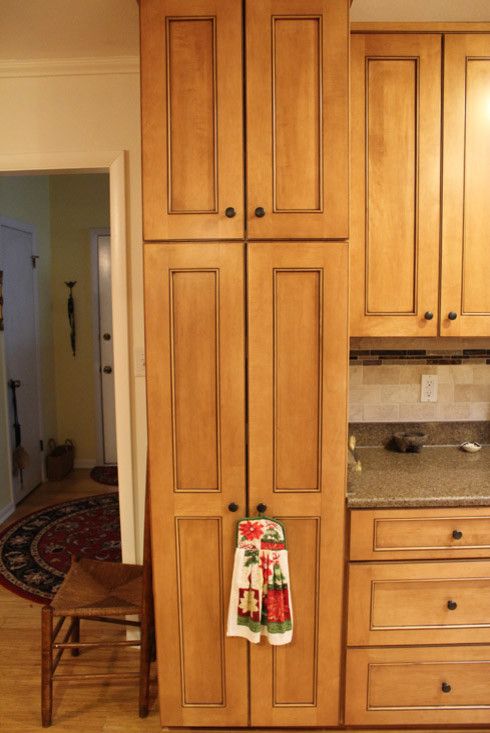 Pecan Plantation for a Rustic Kitchen with a Hanstone Maple Canyon and the Bumpers by Home Interior Solutions of Northwest Florida