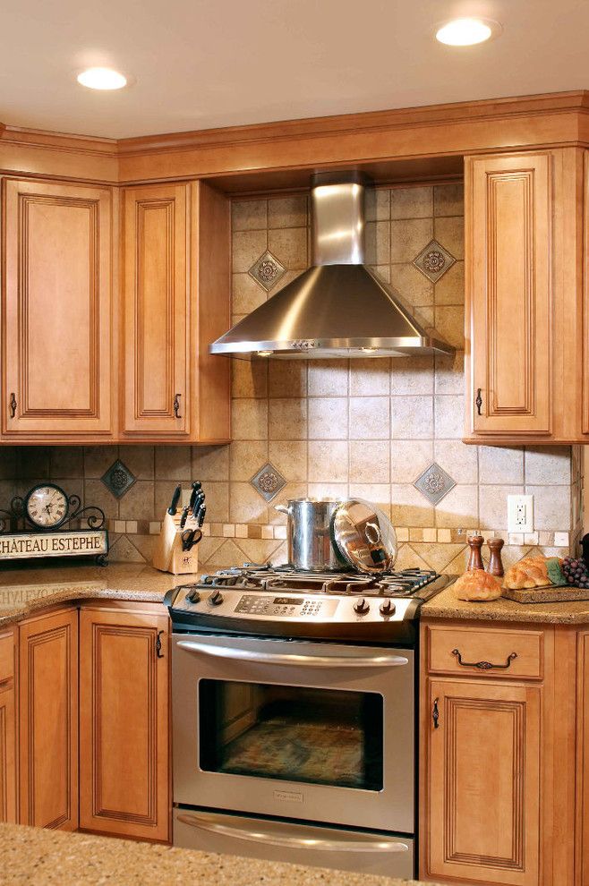 Pecan Plantation for a Traditional Kitchen with a Granite Composite and Calvert by Kircher Design & Build