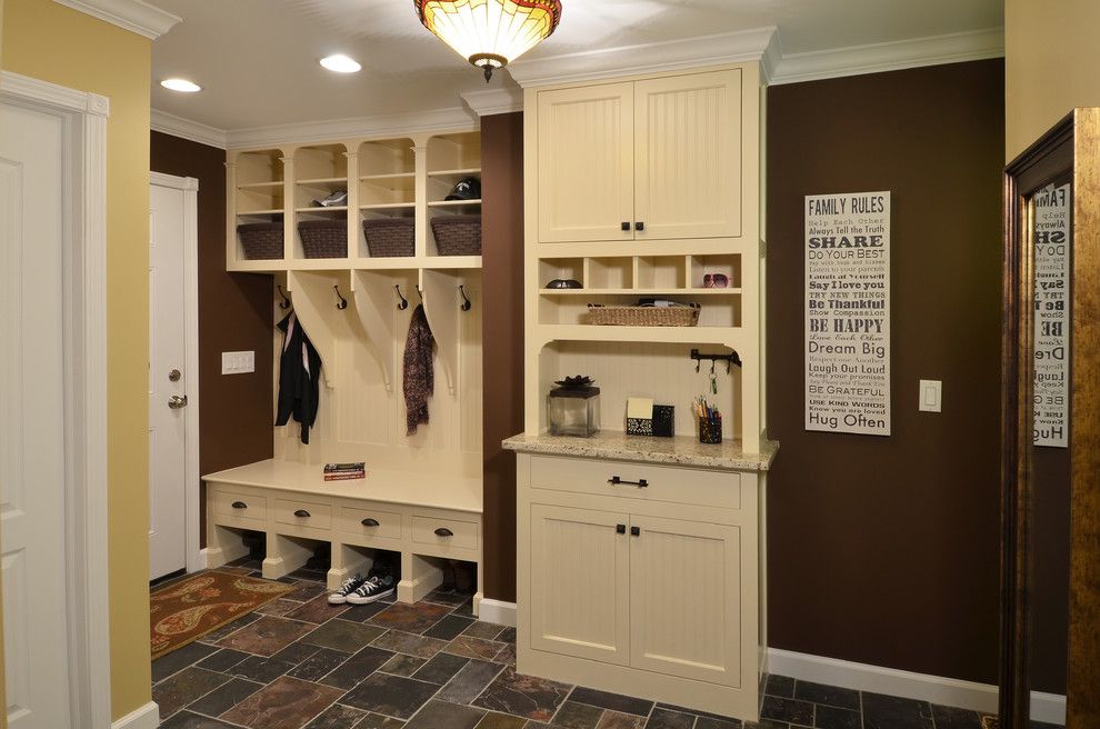 Peninsula Wellness Center for a Traditional Entry with a Garage Entry and Mudroom/entry by M.j. Whelan Construction