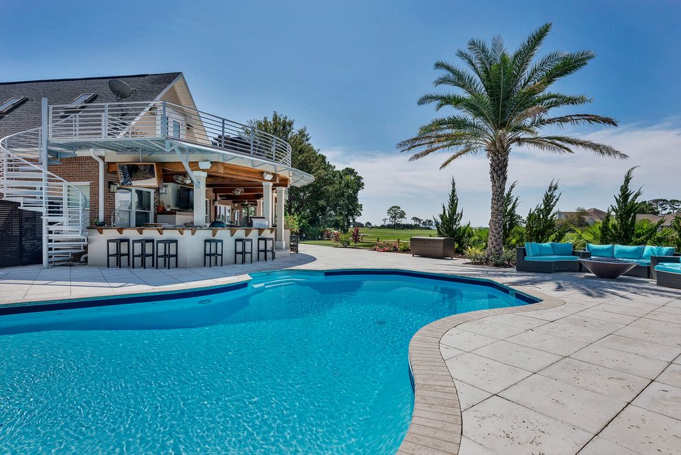 Pensacola Pools for a Contemporary Pool with a Real Estate Photography Pensacola and 3752 Rajah Cove Gulf Breeze, Fl by Emerald Coast Real Estate Photography