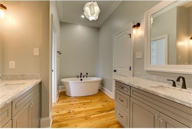 Penthouse New Orleans for a Transitional Bathroom with a Lighting and Bathrooms by Ses Enterprises, Llc