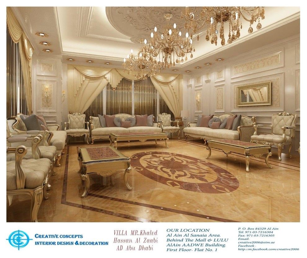 Pepco Energy Services for a Traditional Spaces with a Renovations and Khaled Hassan Al Zaabi Ad Abu Dhabi Villa 2014 by Ccg Creative Concepts Group Interior Design & Deco