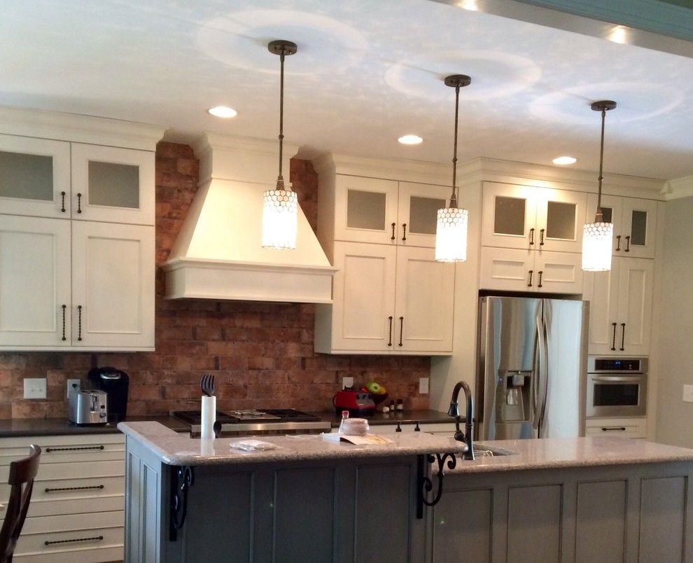 Pf Changs Raleigh for a Transitional Kitchen with a Off White Cabinets and Ferrell Kitchen by Interior Elements by Tina