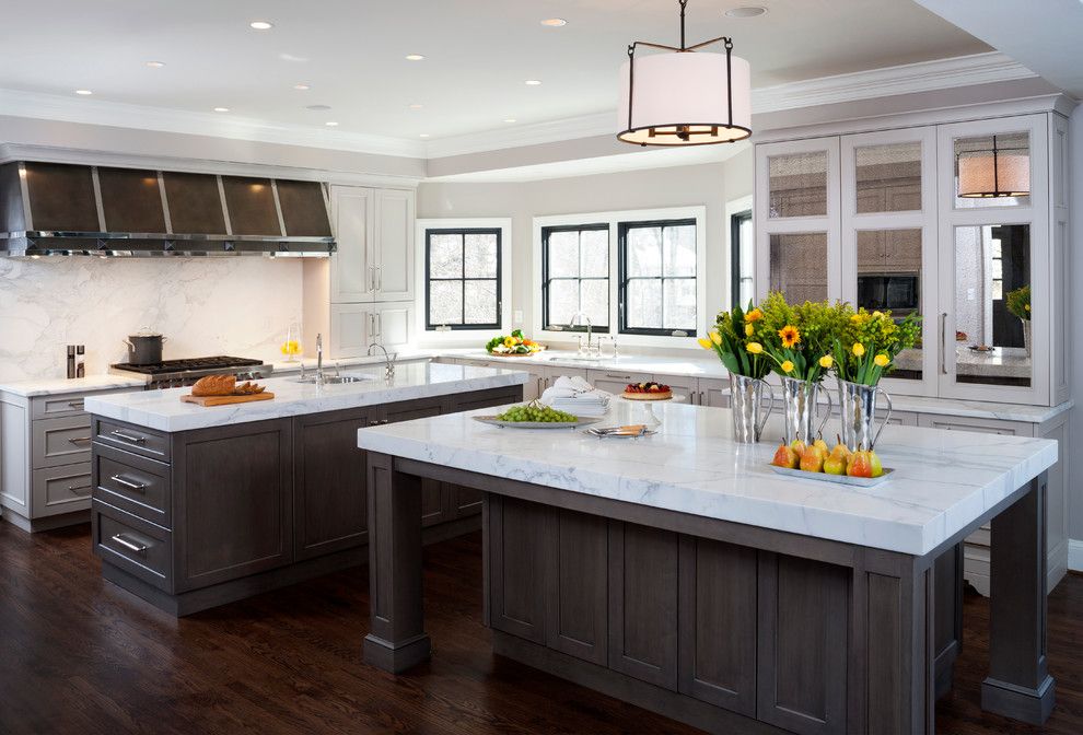 Phase2 for a Traditional Kitchen with a Kitchen Sink in Island and Traditional Kitchen with Rustic Touches by Jack Rosen Custom Kitchens