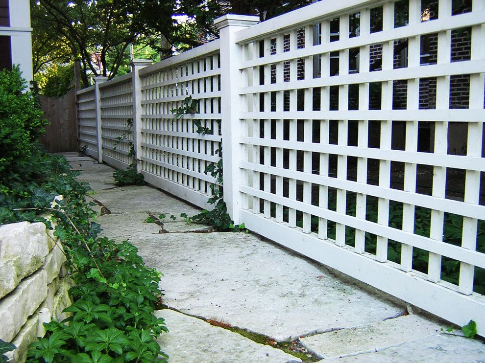 Picket Fence Realty for a Traditional Landscape with a Lush Landscaping and Wilmette Residence Landscape by Arrow. Land + Structures