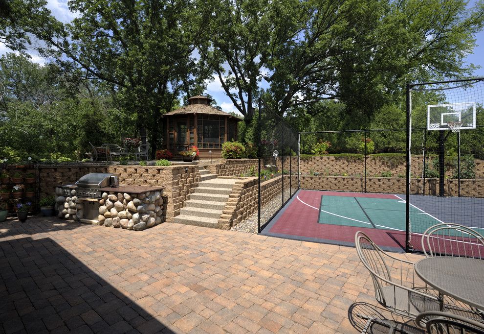 Pictures of Basketballs for a Traditional Landscape with a Basketball and Lake Country Builders by Lake Country Builders