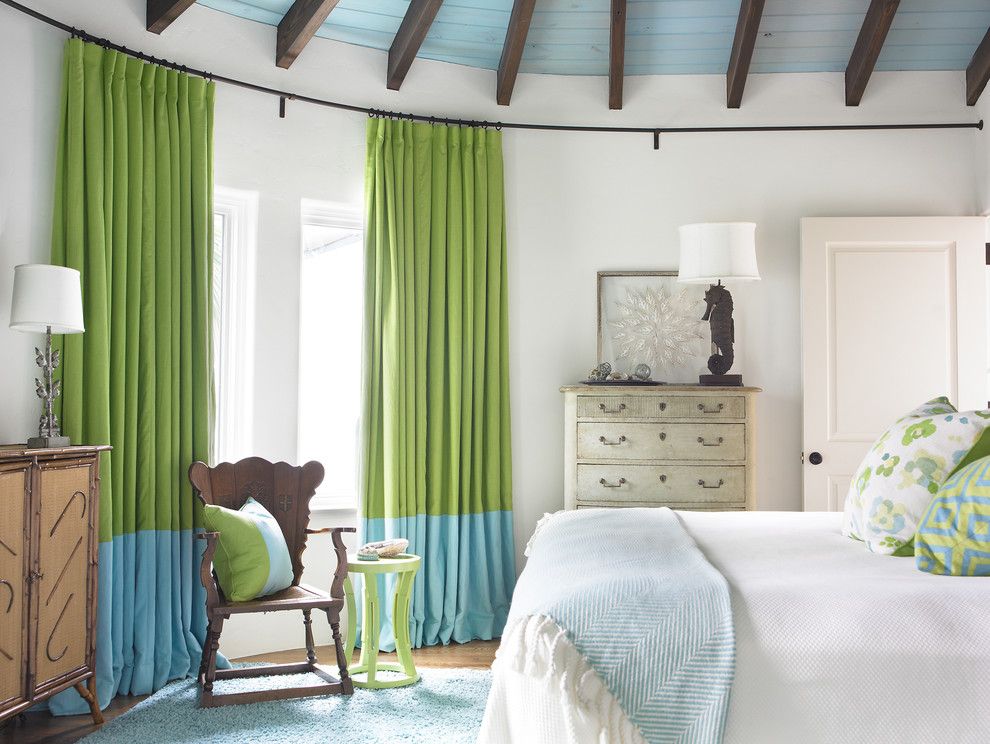 Pictures of Seahorses for a Beach Style Bedroom with a White and Bedroom by Carter Kay Interiors