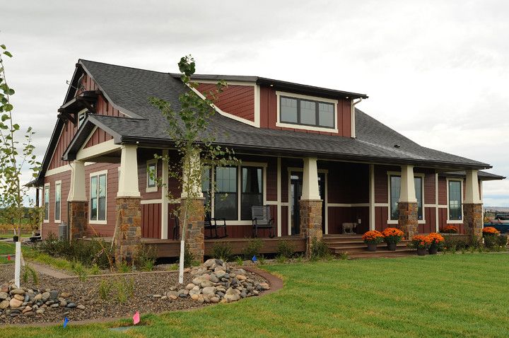 Pierce Flooring for a Rustic Exterior with a Rustic Modern and 2015 Parade Home by Pierce Flooring & Design