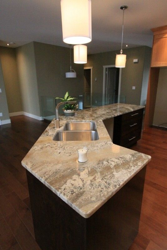 Pineview Estates for a Contemporary Kitchen with a Buckskin Granite and Pineview Estates by Design & Decor by Shelley