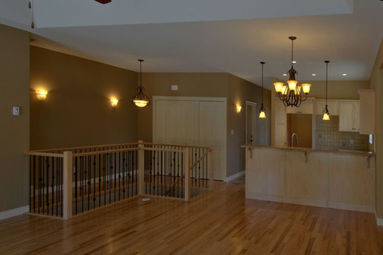 Pineview Estates for a Traditional Kitchen with a Staircase and Pineview Estates by Giroux Design Group