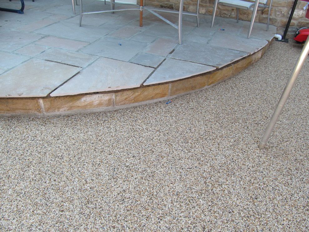 Platte Clay Electric for a Modern Patio with a Resin Drives Yorkshire and Resin Driveways Permeable Paving Resin Bound Gravel County Durham by Darren Hatton