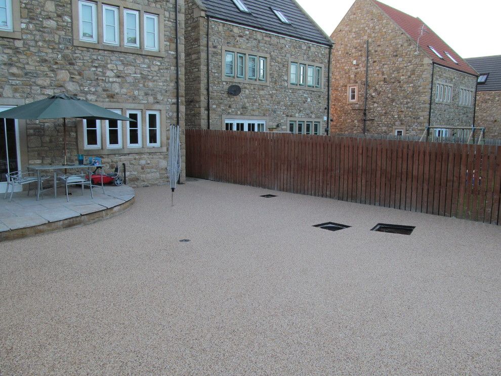 Platte Clay Electric for a Modern Patio with a Resin Driveways Yorkshire and Resin Driveways Permeable Paving Resin Bound Gravel County Durham by Darren Hatton