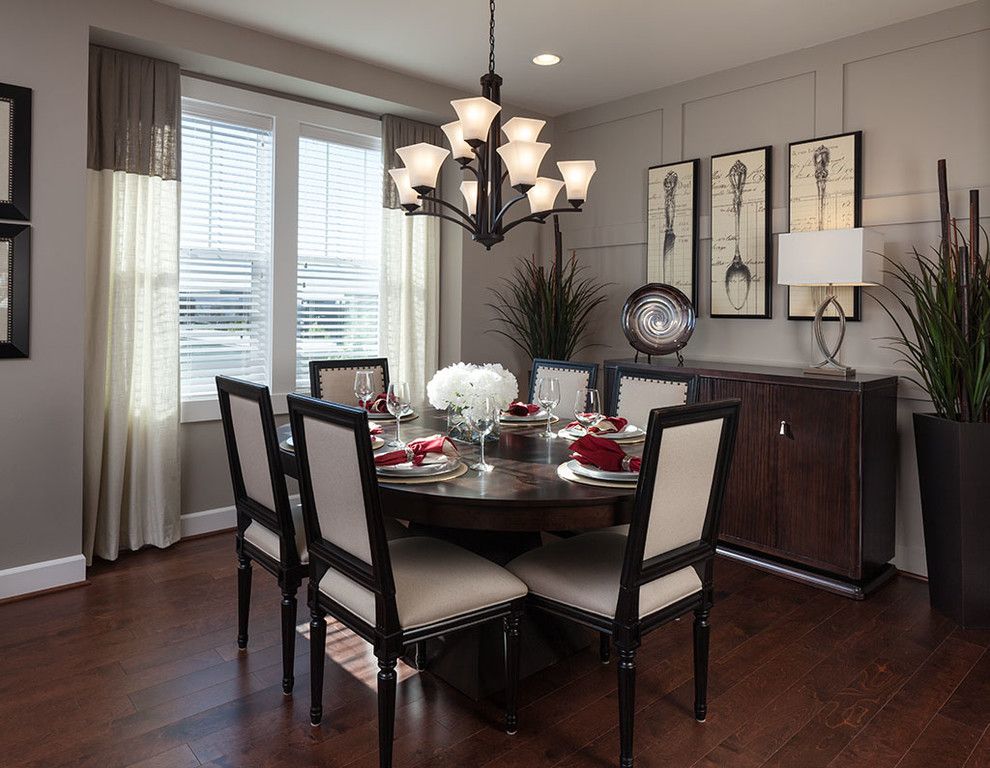 Polygon Homes for a  Dining Room with a  and the Brownstones at Issaquah Highlands in Issaquah, Washington by Polygon Northwest Homes