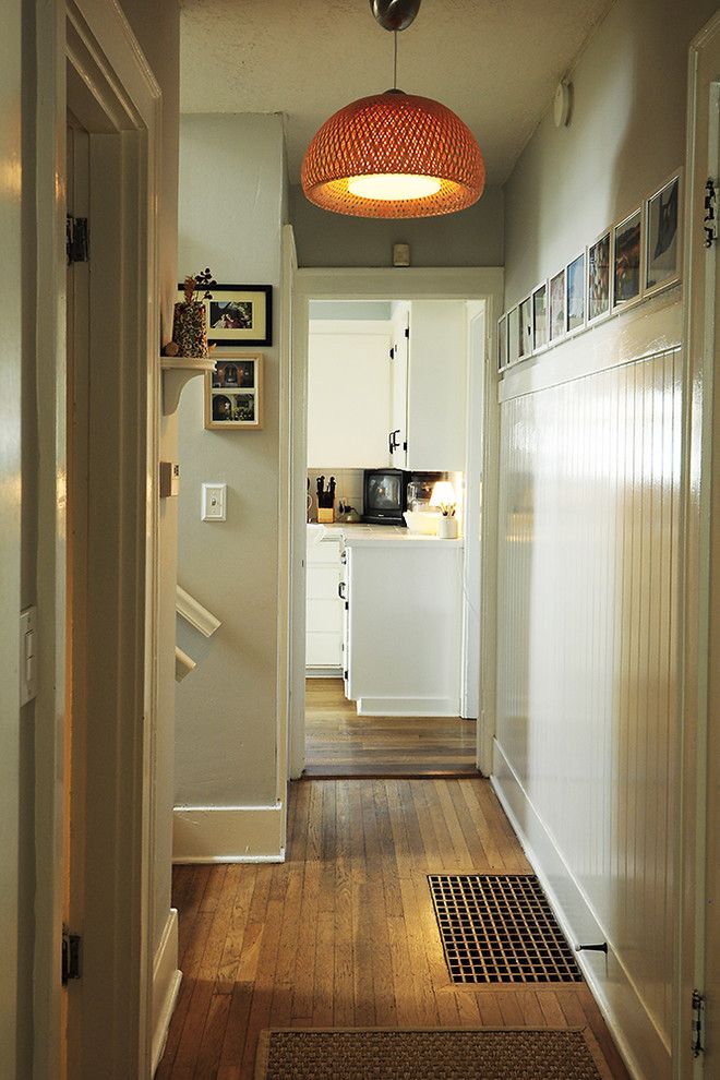 Popcorn Ceilings for a Eclectic Hall with a Eclectic and Downstairs Hall by Julie Smith