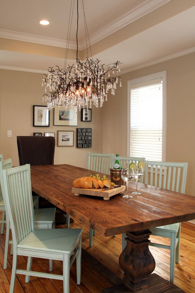 Pottery Barn Returns for a Traditional Dining Room with a Recessed Lighting and Qma: Renovation of a 100 Year Old Duplex by Qma Architects & Planners