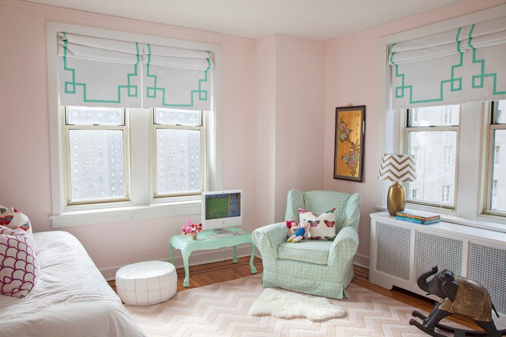 Ppg Paint Store for a Eclectic Kids with a Window Treatments and Philadelphia Penthouse by Caitlin Wilson Design