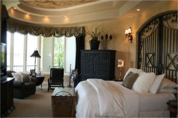 Primping for a Mediterranean Bedroom with a Mediterranean and Sandy by Primp Interior Staging