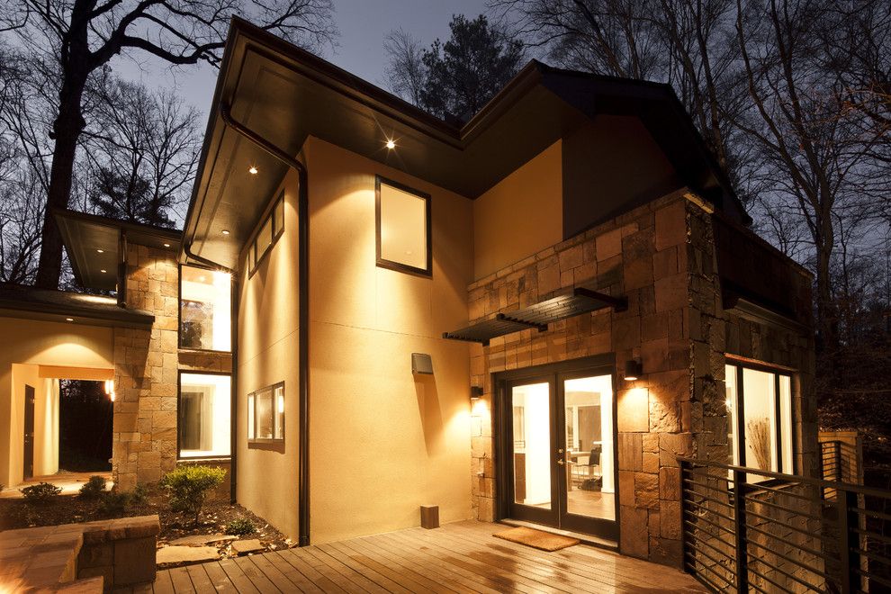 Pulte Homes Atlanta for a Contemporary Exterior with a Lighting and Whole House Renovation   Beechwood by Epic Development