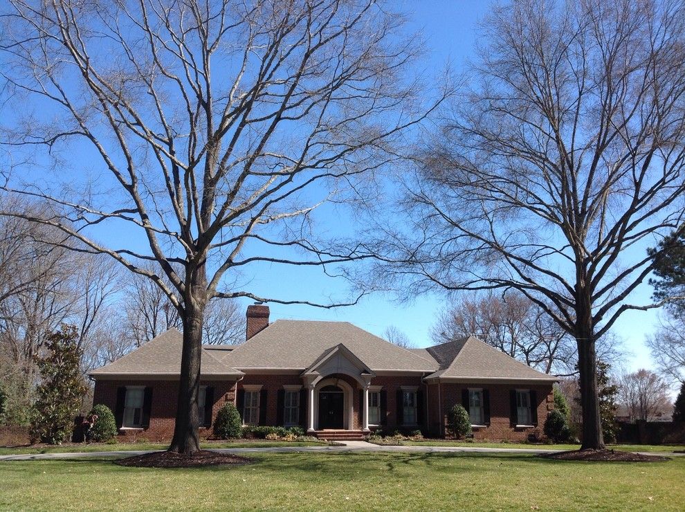 Quail Hollow Country Club for a Traditional Exterior with a Indoor Outdoor and Quail Hollow Country Club Renovation by Mcmillan Builders