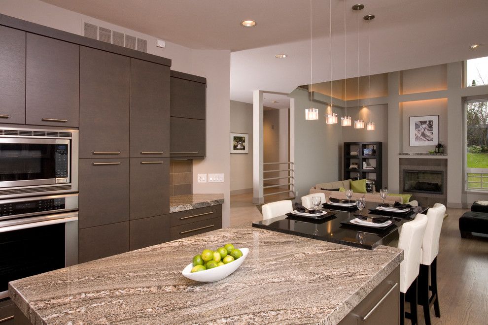 Rainforest Cafe Seattle for a Contemporary Kitchen with a Sacuri Granite and Beach Harmony by Candace Nordquist Interiors