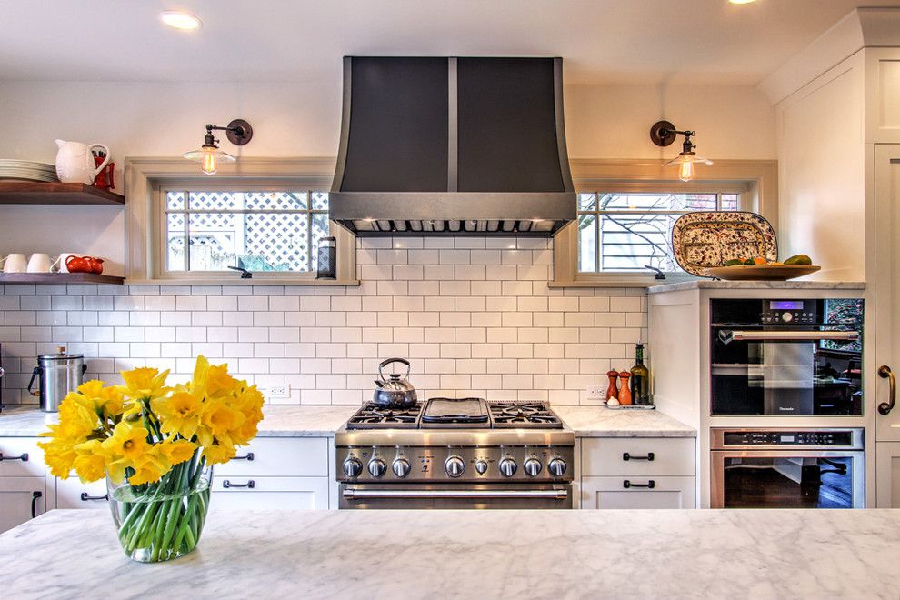 Rainforest Cafe Seattle for a Traditional Kitchen with a 3x6 Subway Tile and Tudor Kitchen by Adapt Architecture