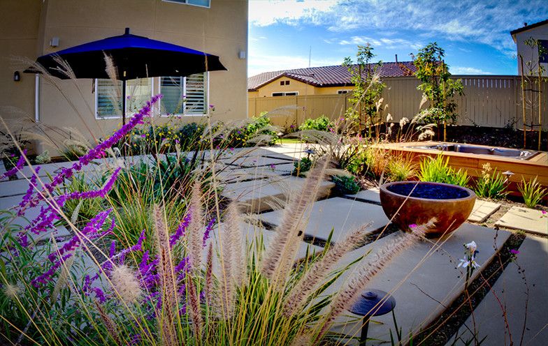 Rancho Bernardo Winery for a Contemporary Patio with a Outdoor Dining and Rancho Bernardo Residence    the Gas Powered Firebowl is Perfect for Nighttime E by Eco Minded Solutions