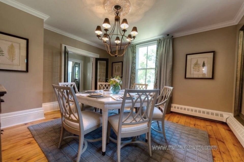 Razberry for a Traditional Dining Room with a Traditional and 1840's Home by Red Razberry Design Group