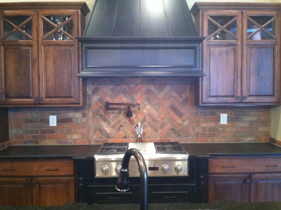 Red Robin Okc for a Traditional Kitchen with a Traditional and Brick Backsplash by Robin Straub