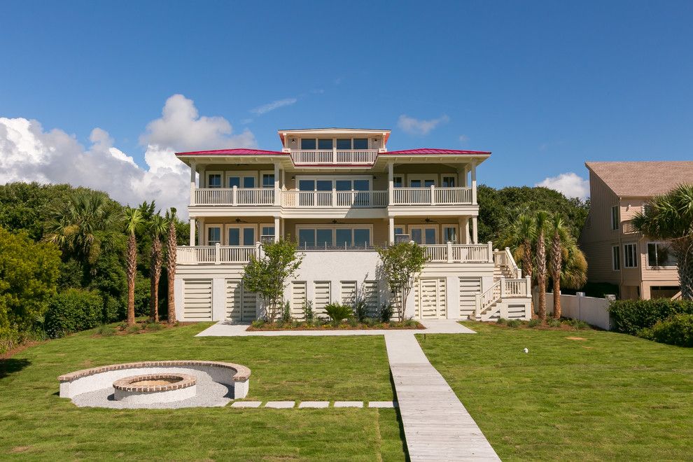 Red Roof Inn Charleston Wv for a Beach Style Exterior with a Ocean View and Isle of Palms 1 by Shelter Custom Built Living