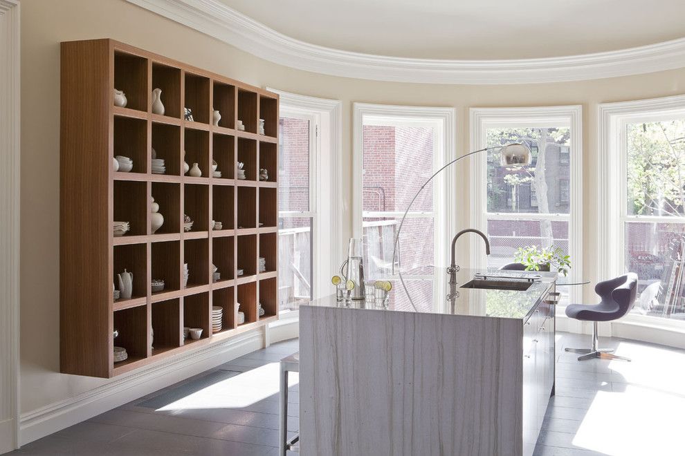 Redlands Theater for a Contemporary Kitchen with a Open Storage and Kitchen Addition by Neuhaus Design Architecture, P.c.