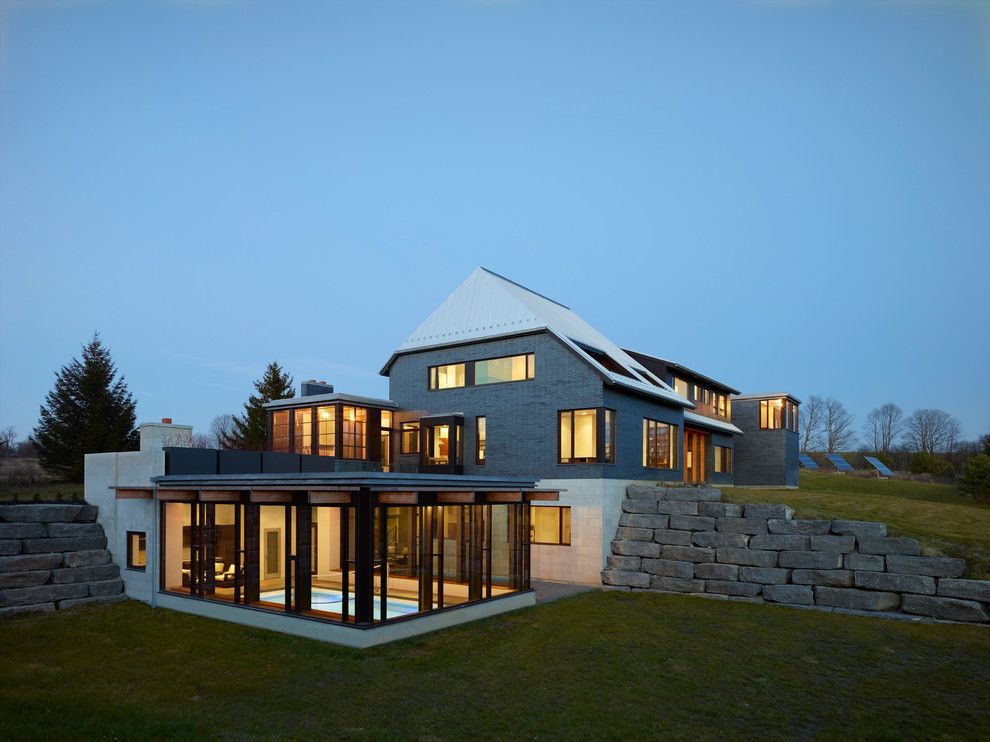 Rendition Homes for a Contemporary Exterior with a Glass House and Cedarbrook House by Boxwood Architects