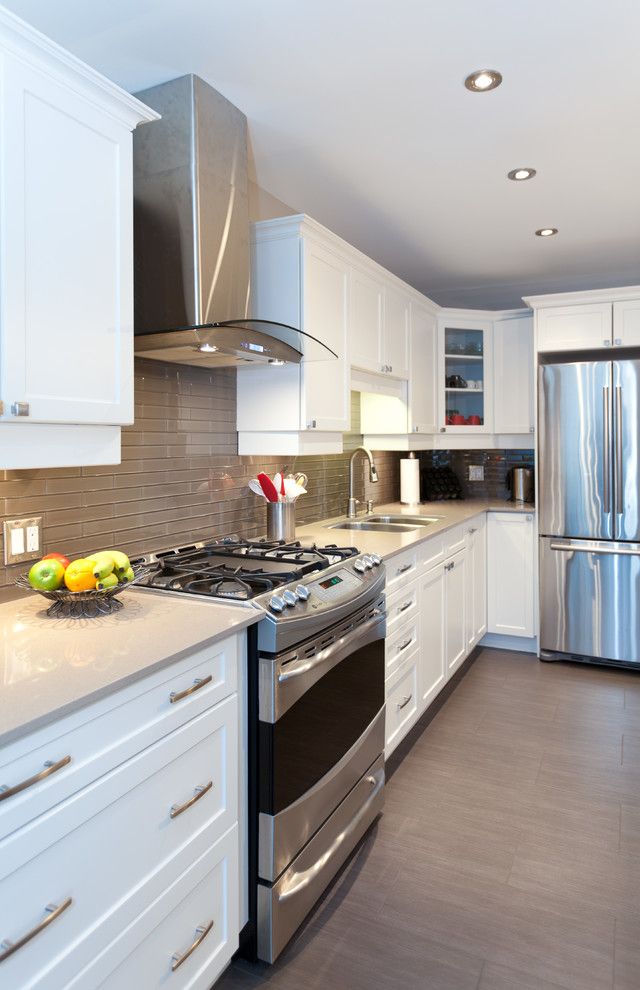 Renovator for a Contemporary Kitchen with a Mississauga Custom Design and Contemporary Kitchen Reno by Nicola Interiors