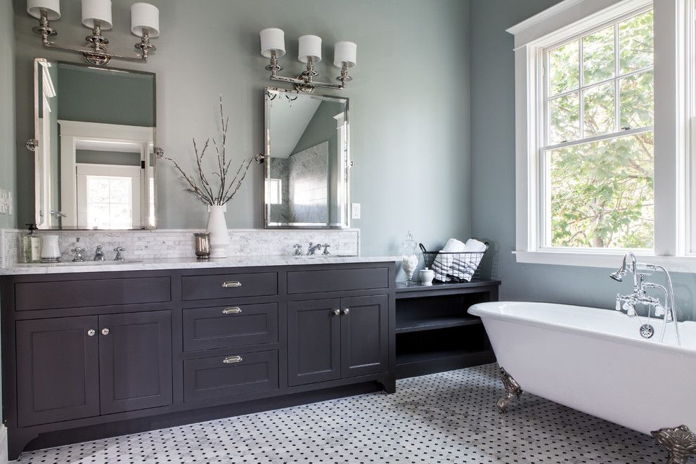 Replace Bathtub Faucet for a Traditional Bathroom with a Nw Heritage Renovations and Elegant Master Bath by Northwest Heritage Renovations