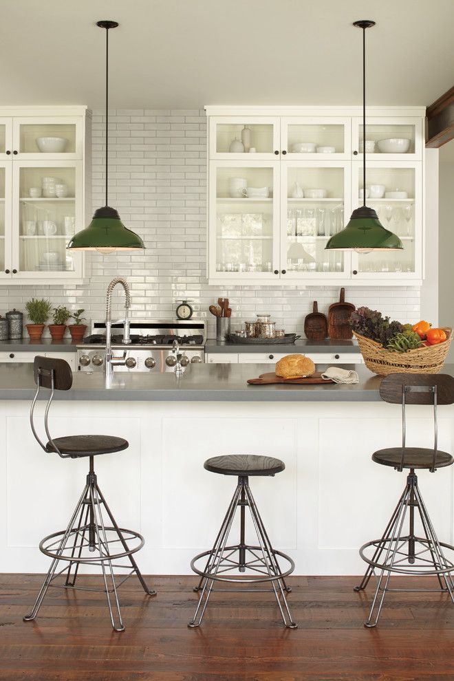 Restoration Hardware Portland for a Traditional Kitchen with a Sink and Rejuvenation: Kitchen by Rejuvenation