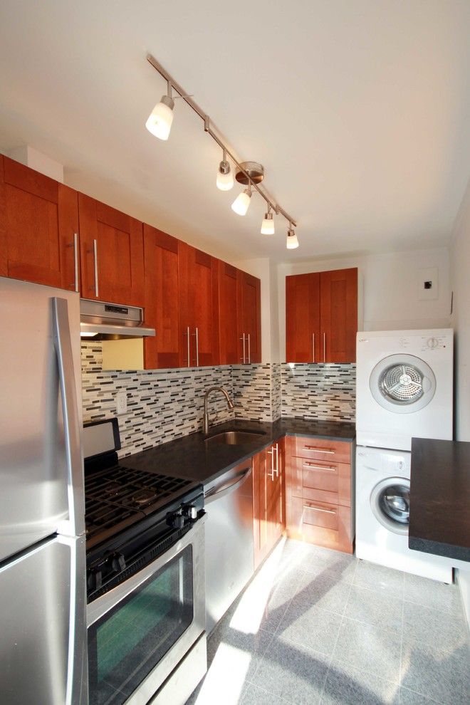 Rittenhouse Hill Apartments for a Transitional Kitchen with a Transitional and Boerum Hill Apartment by Michael Scaduto Architect