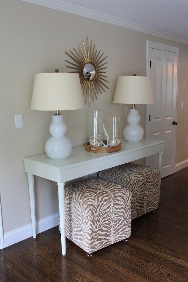 Riverside Animal Clinic for a Traditional Family Room with a White Console Table and Riverside Family Room by Wendy Callahan Interiors