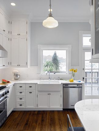 Riverside Animal Clinic for a Traditional Kitchen with a Marble and Eastlake by Chr Dauer Architects